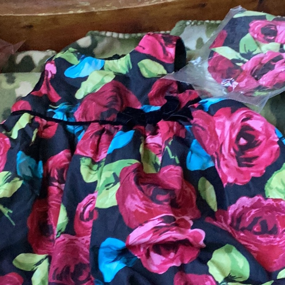 New children’s place Floral Dress with Bold Colors